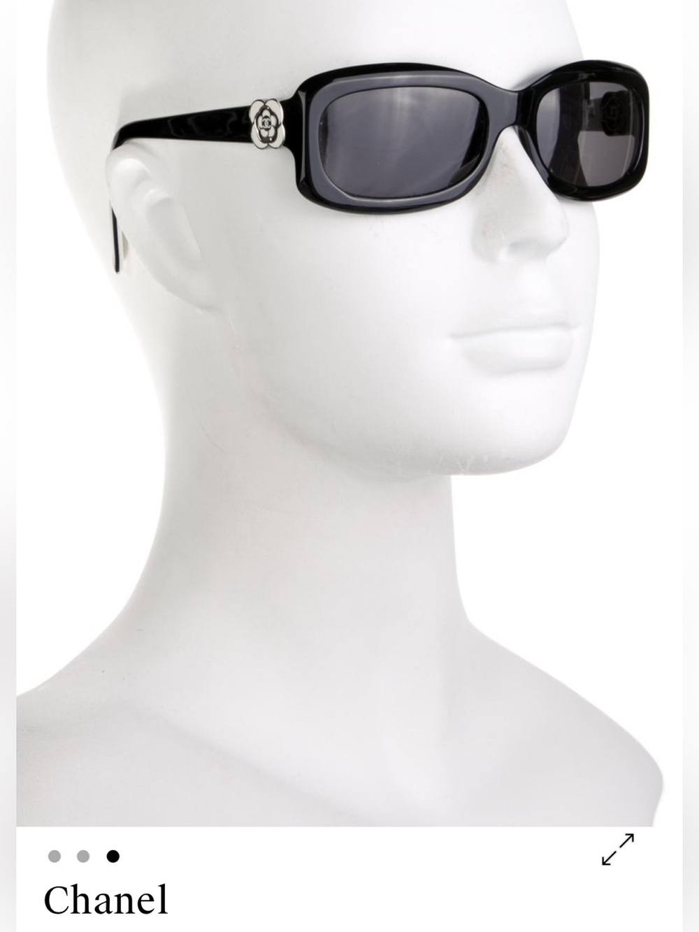 Chanel interlocking CC logo square sunglasses 🕶️